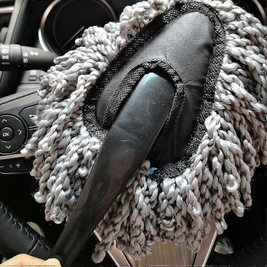 2Pcs Super Soft Microfiber Car Dash Duster Brush - Reusable Hand Duster for Interior Exterior Cleaning