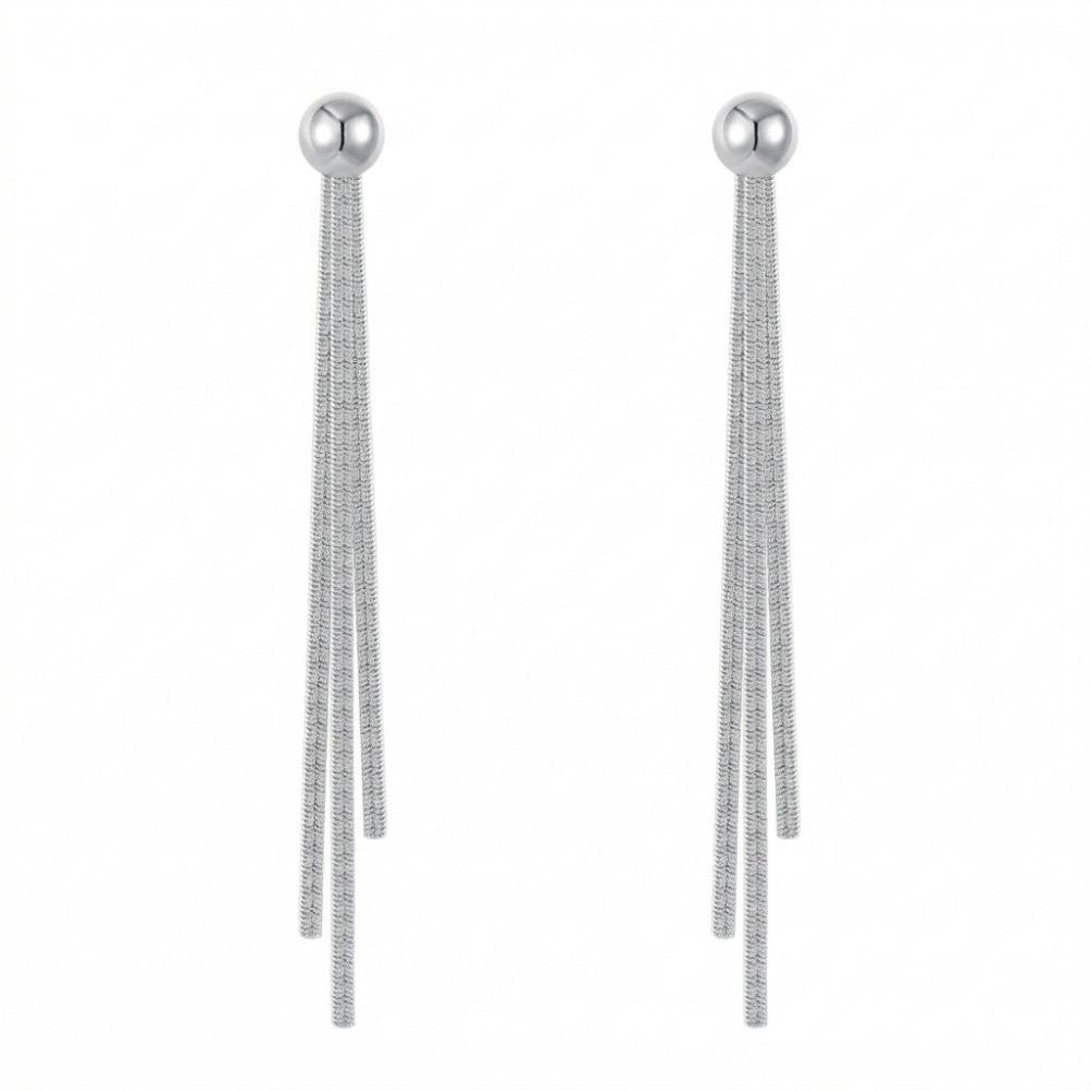 Leichter Luxus Charm Metallohrringe Elegante Hängende Ohrringe Trendige Quastenanhänger Ohrringe Party