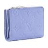 Louis Vuitton Lisa Geldbörse Blue Frost Monogramm Geprägt Empreinte Rindsleder Damen Geldbörsen M26518