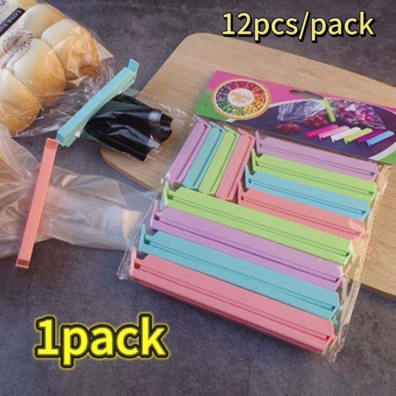 Food Sealing Clips Storage Portable New Kitchen Accessories Food Snack Seal Sealing Bag Clips Sealer Clamp Plastic Tool