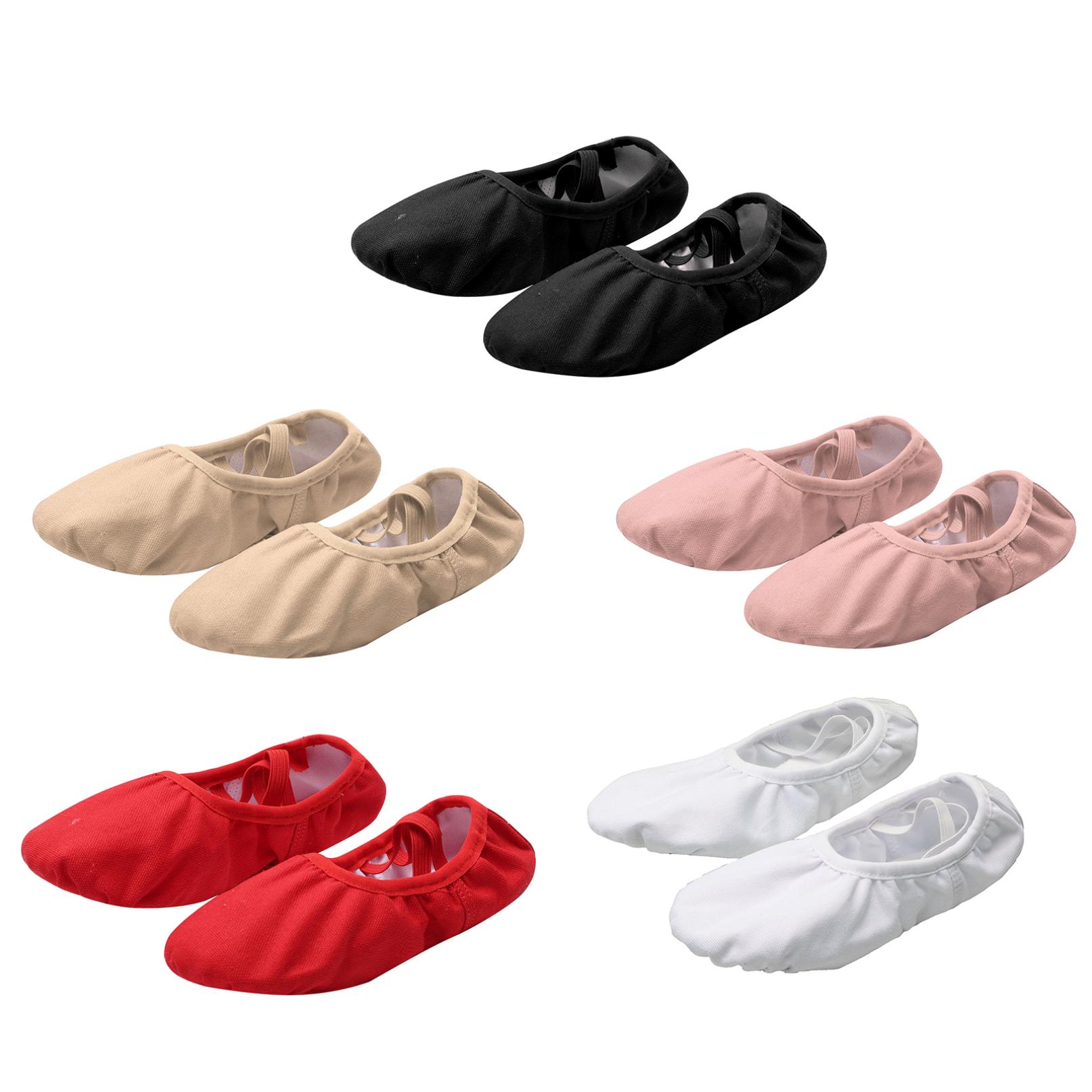 

1 пара балетного танцювального взуття для дівчаток, дитяча гімнастична практика, нековзне взуття для човнів 32 тілесний