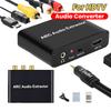 ARC Return Channel Converter ARC To SPDIF Coaxial L/R Stereo 3.5mm Jack HDMI-Compatible ARC Adapter for HDTV Soundbar Amplifier