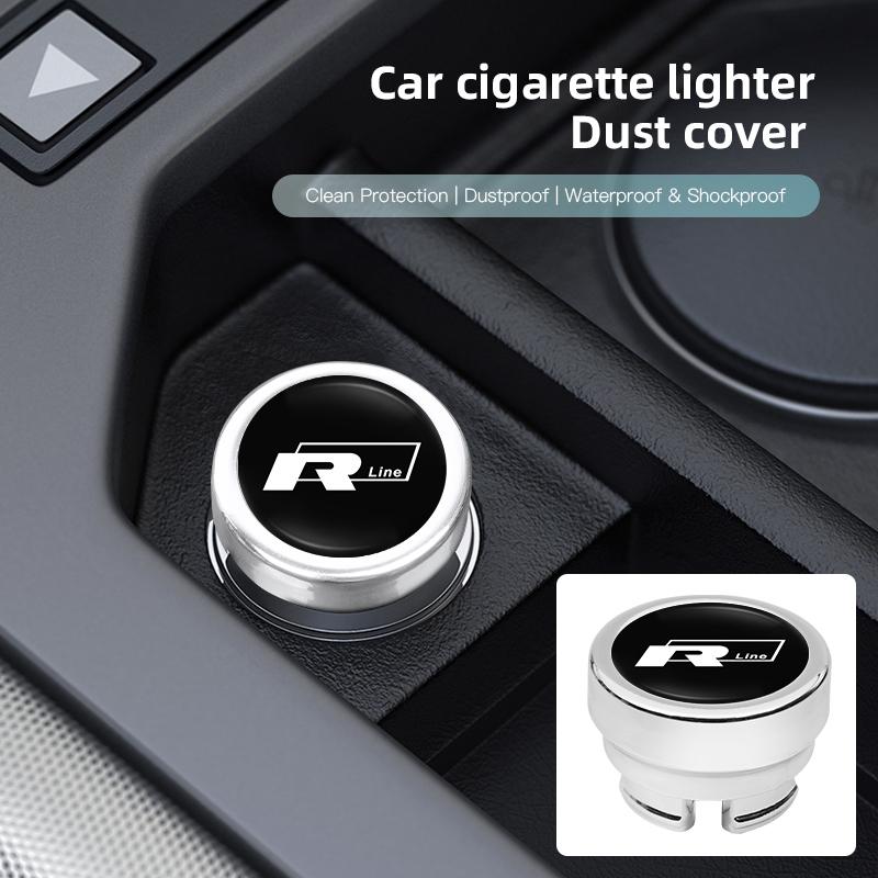 Car Cigarette Lighter Dust Cap Power Port Dustproof Cover Plug Tire Valve For VW Golf Tiguan Jetta Passat Polo Touran GTI Caddy