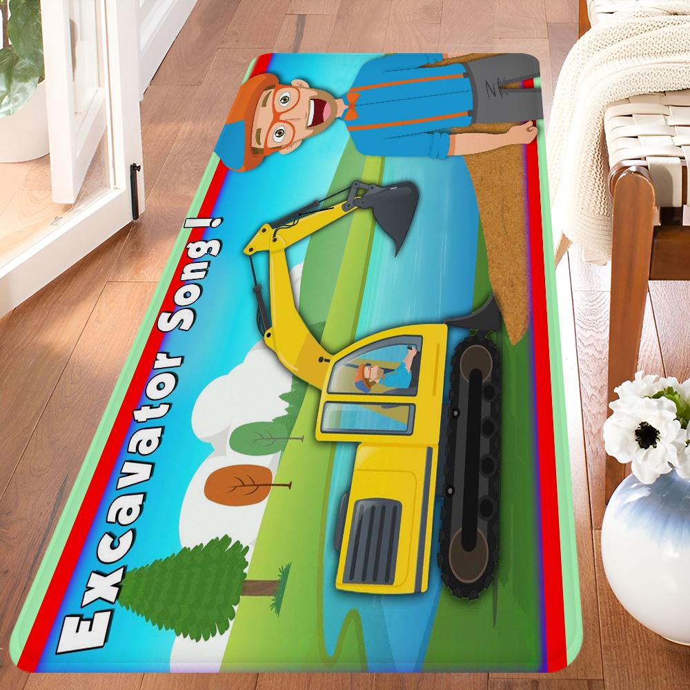 

A-B-C B-Blippiing Creative Pattern Kitchen Mat Kids Room Bedroom Decoration Balcony Anti-Slip Doormat Living Room Alfombra 50x80cm