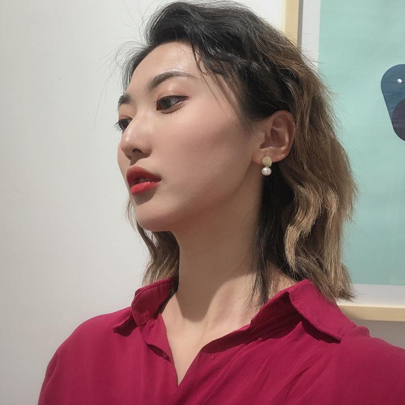 Minimalistyczne proste małe okrągłe kolczyki z pereł, klipsy do uszu, białe sztuczne perły, klipsy do kolczyków bez przekłuwania dla kobiet