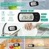 Mini LCD Digital Fridge Thermometer Anti-Humidity with Hook for Household Refrigerator Freezer Food Temp Monitoring Tool