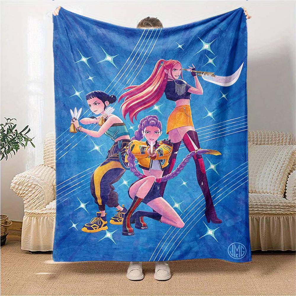 1Pc Baby Mystery Friendship Blanket For Couch Bed Plush Cozy Fuzzy Blanket Super Soft Warm Blankets For Fall And Winter 0918198