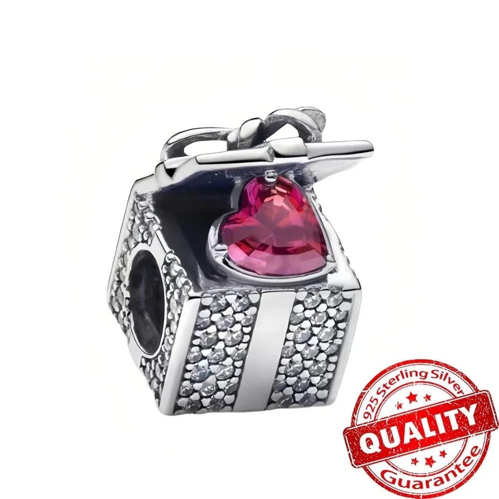 Charms de Natal Originais em Prata 925 Papai Noel Rena Floco de Neve Contas para Colares Pulseiras Joias DIY Presentes