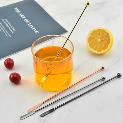 Bâtonnets à cocktails en acier inoxydable réutilisables pour barman