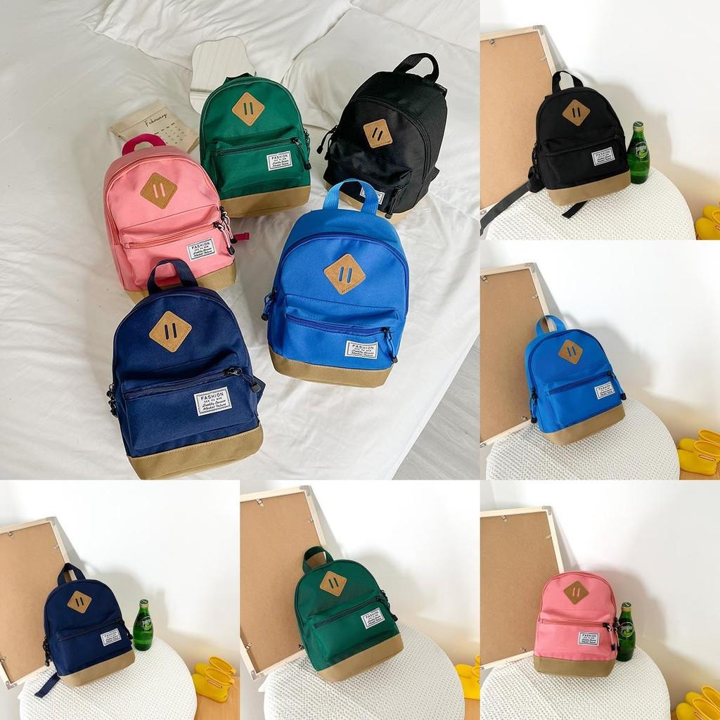 Backpack Canvas Unisex For Preschool Outings Schoolbag Fashion Gift Lightweight