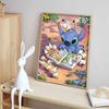 DIY Diamond Painting Stitch Reading A Book Cross Stitch Kit Mosaic Art Diamond Painting Full Circle Diamond Home Decoration