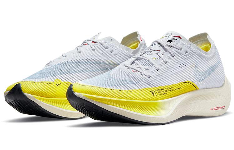 Nike ZoomX Vaporfly Next% 2 White Yellow Strike Women's DM9056-100