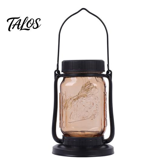 Solar Powered Lamps 1/2Pcs Camping Lantern, Waterproof Rechargeable Super Bright LED Garden Lights Lamp, Outdoor Emergency Hiking Tent Hanging Light