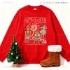 The Nutcracker Christmas Hoodie Y'all Are Nuts Nutcracker Xmas Coquette Sweater Tis The Season Merry and Bright Long Sleeve Tops
