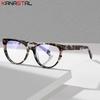Women Acetate Eyeglasses Frame Blue Light Blocking Glasses Men Anti Fatigue Lenses Prescription Myopia Reading Cat Eye Eyewear