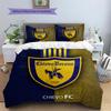 Hellas Verona FC  Pattern Bedding Quilt Set  Home Decoration  Gift (1 * duvet cover + 2 * pillowcase  without core)