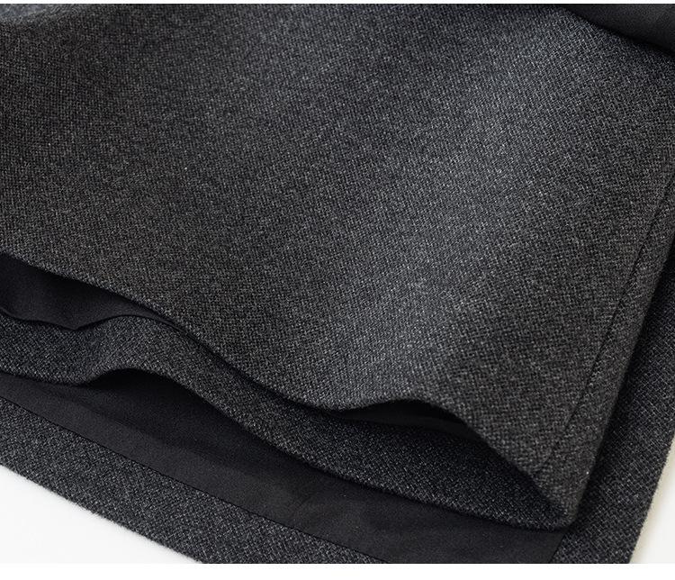 2025 Autumn/Winter High Waist Stretch Woolen Skirt Shorts for Adults