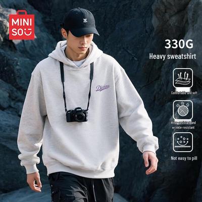 Men's Casual Loose Fit Hooded Sweatshirt