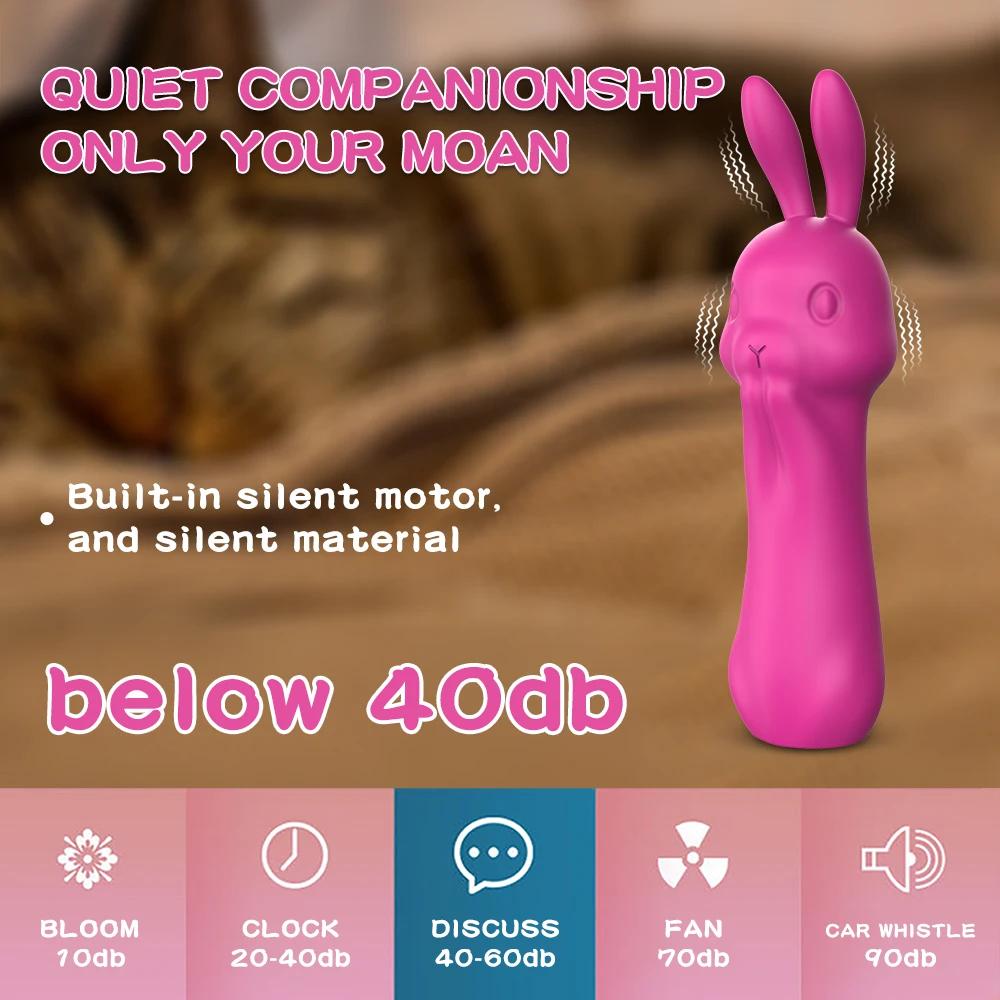 10 Speed G Spot Mini Rabbit Vibrators For Women Clitoris Vibrating Vagina Massager Female Masturbator  Adult Product