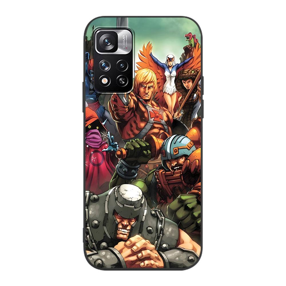 Anime Masters of the Universe Revolution Case for Xiaomi Redmi Note 8 10 10S 11 9 11S 7 12 Pro Plus 12S 9S 8T 11E Pro Soft Cover