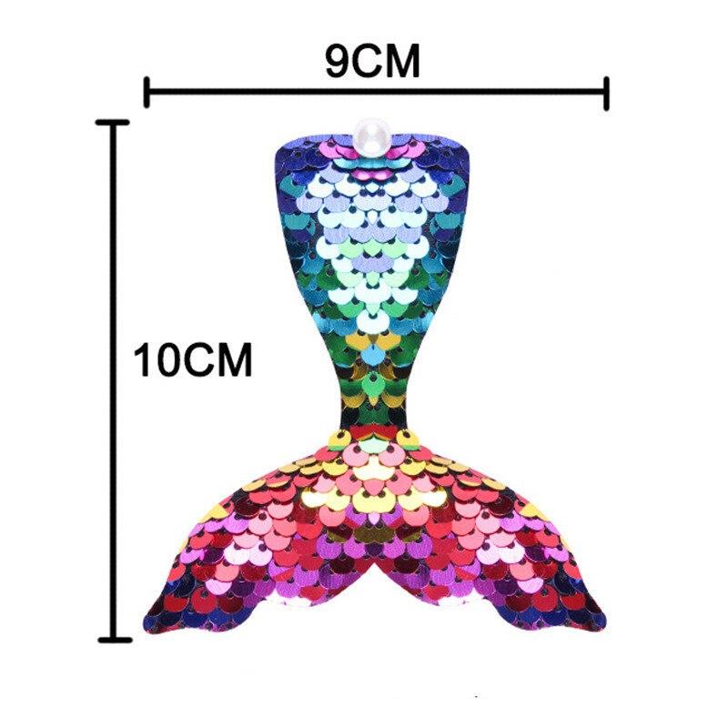 New Fashion Kids Sirena Forcine Cartoon Coda di pesce Paillettes Fermaglio per capelli per ragazze Accessori per capelli per bambini