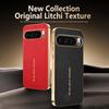 Klassische Lychee-Leder-Galvanik-Rahmenhülle Für Google Pixel 10 Pro XL Pixel 10 pro 9A 9 Pro 8A 8 7 Pro 6 Schlanke Schutzhülle