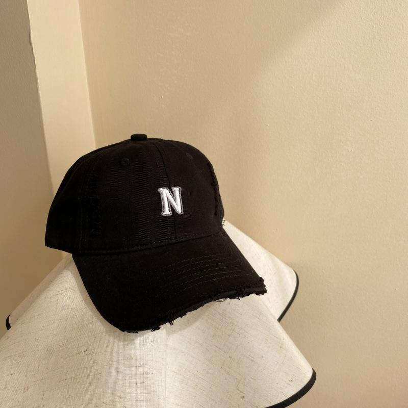 Letters Children's Baseball Cap Fashionable and Versatile Trendy Children Simple Boys and Girls Embroidered Breasted Baseball Cap