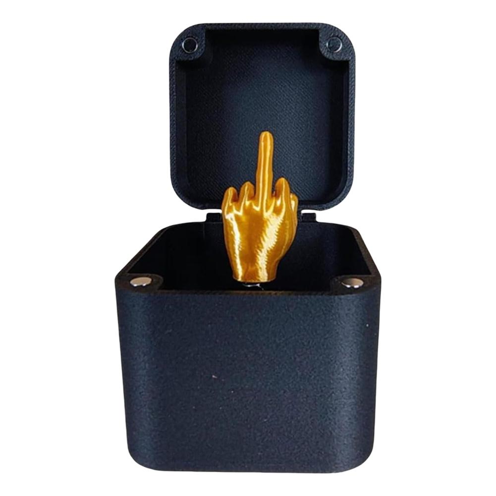 Middle Finger in A Box Middle Finger Surprise Gift Box Annoying Gift Box Funny Middle Finger Box Christmas Prank Gift