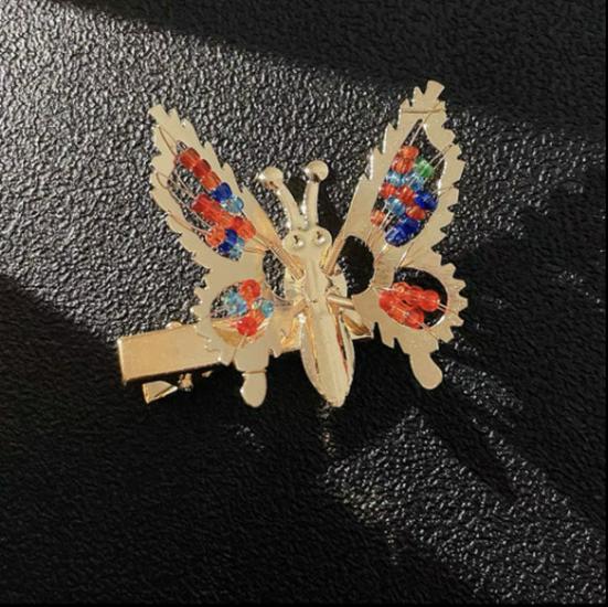 Korean Ancient Style Flapping Butterfly Tassel Hair Clip & Hairpin