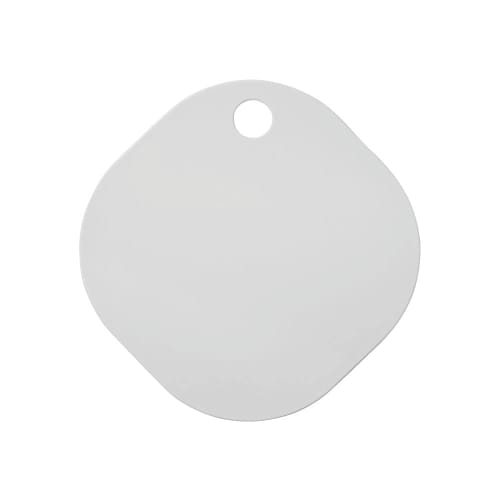 &NE Cutting Board Nikii White, 1 Piece, 18.5cm Wide X 18.5cm Deep X 0.3cm Thick, Made In Japan, Dishwasher Safe, Antibacterial, Small Mini Cutting Boa