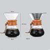 High borosilicate glass hand coffee pot high temperature glass coffee pot 400 ml glass coffee pot with filter