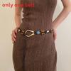 Bohemian Rose Carved Leather Belt For Women Fashion Accessory Summer 2024