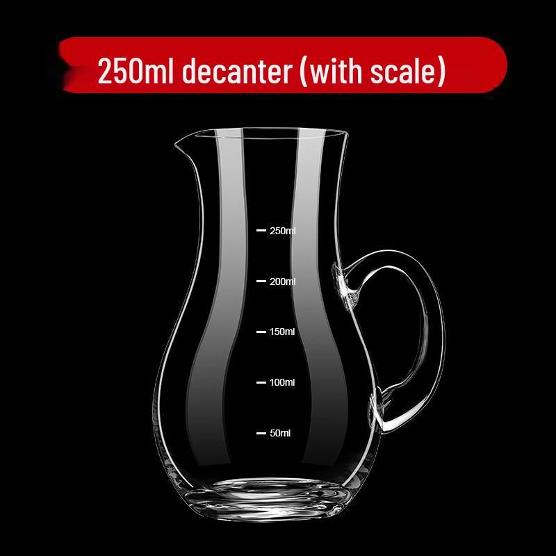 Kristall Baijiu Karaffe Set mit kleinen Luxus-Weingläsern