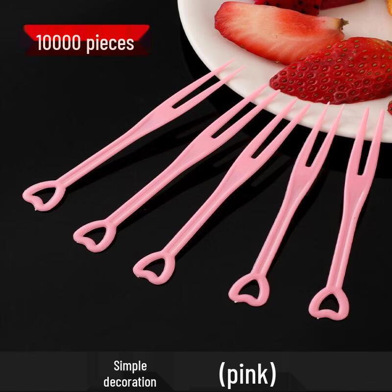 Premium Individually Wrapped Disposable Plastic Fruit Forks