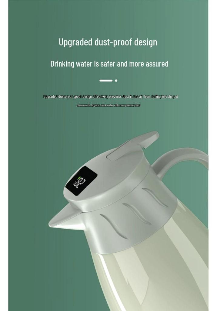 Smart Press-Type Insulated Water Bottle for Dorms and Homes - Perfect for Tea or Hot Water