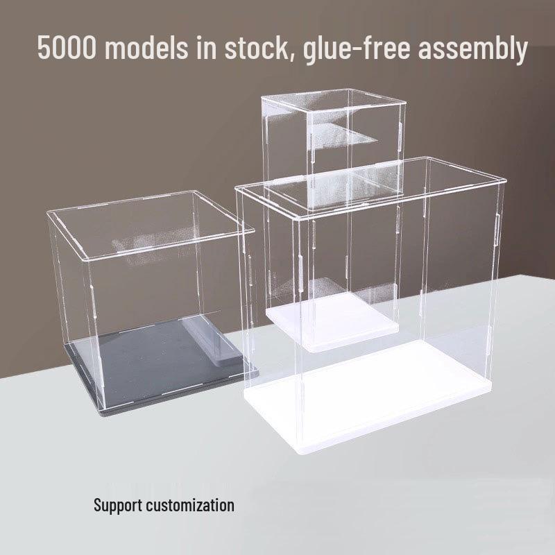 Acrylic Transparent Display Box for Lego, Flowers, Toy Figures, and Building Blocks