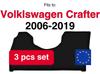 Basic Velour Floor Mats, For Volkswagen Crafter Van (2006-2019)