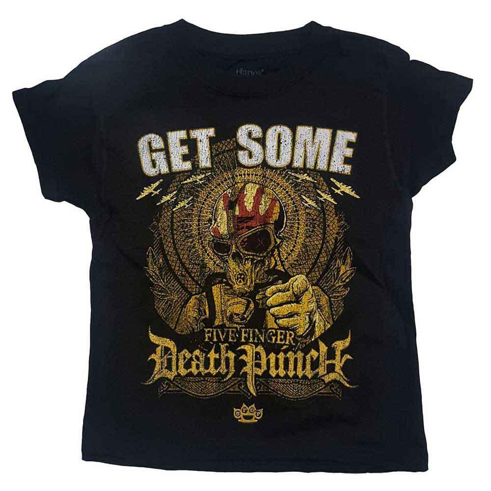 Boys  Five Finger Death Punch Get Some T-shirt Youth Large Black M
