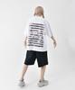 REEMNIK Lettering Print Oversized Round Short Sleeve T-Shirt [2 Colors]