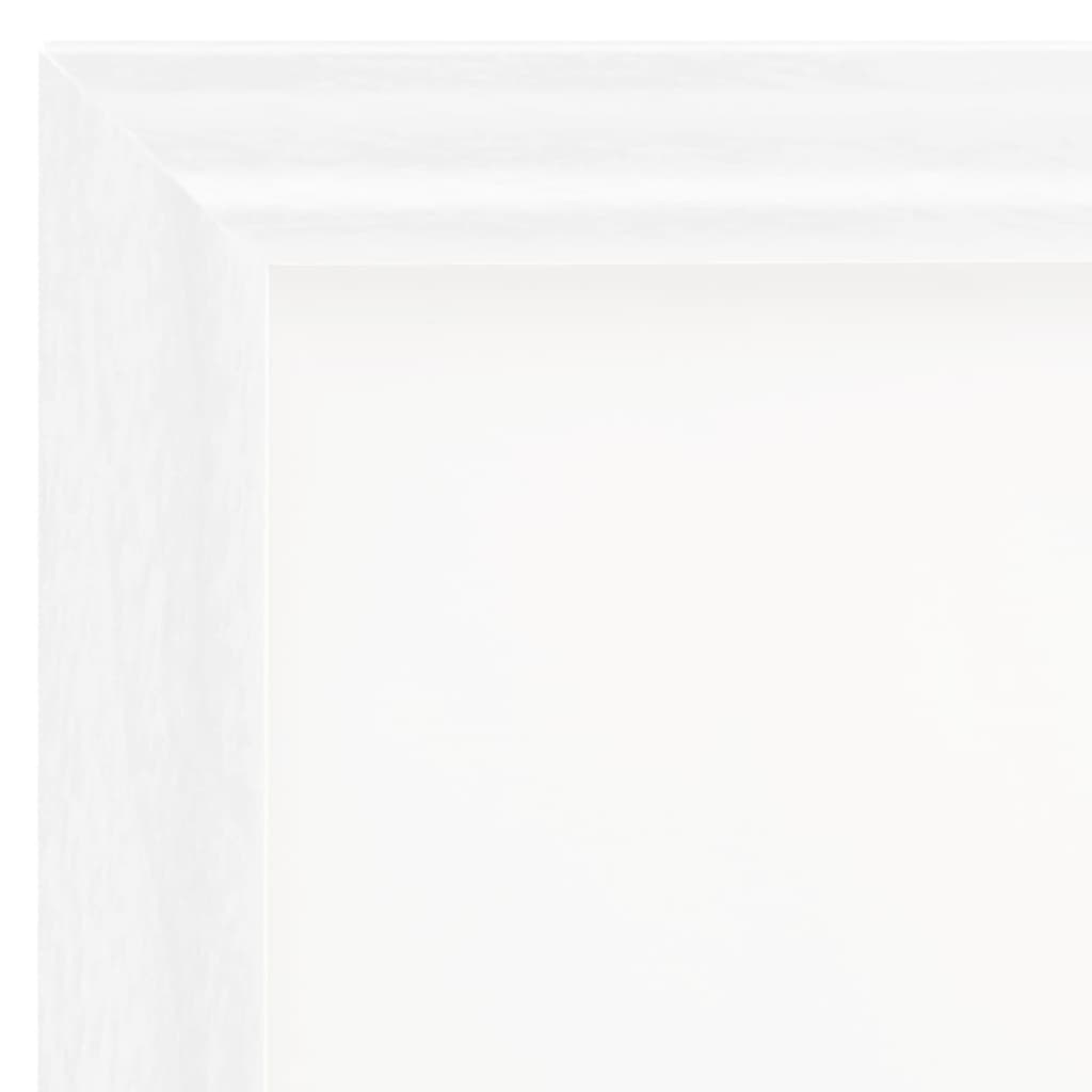 Photo Frame Collage Set 5 Pieces for Tabletop Use White 21 x 29.7 cm MDF