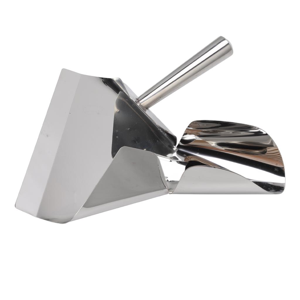 French Fries Shovel Rustproof Stainless Steel Food French Fry Popcorn Shovel French Fry Bagger Scooper for Cinemas