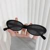 Y2K Vintage Retro Oval Frame Anti-Blue Ray Eyeglasses Sweet Cool Girls Black Eyeglasses Vintage Simple Women Eye Protection Spectacles UV400