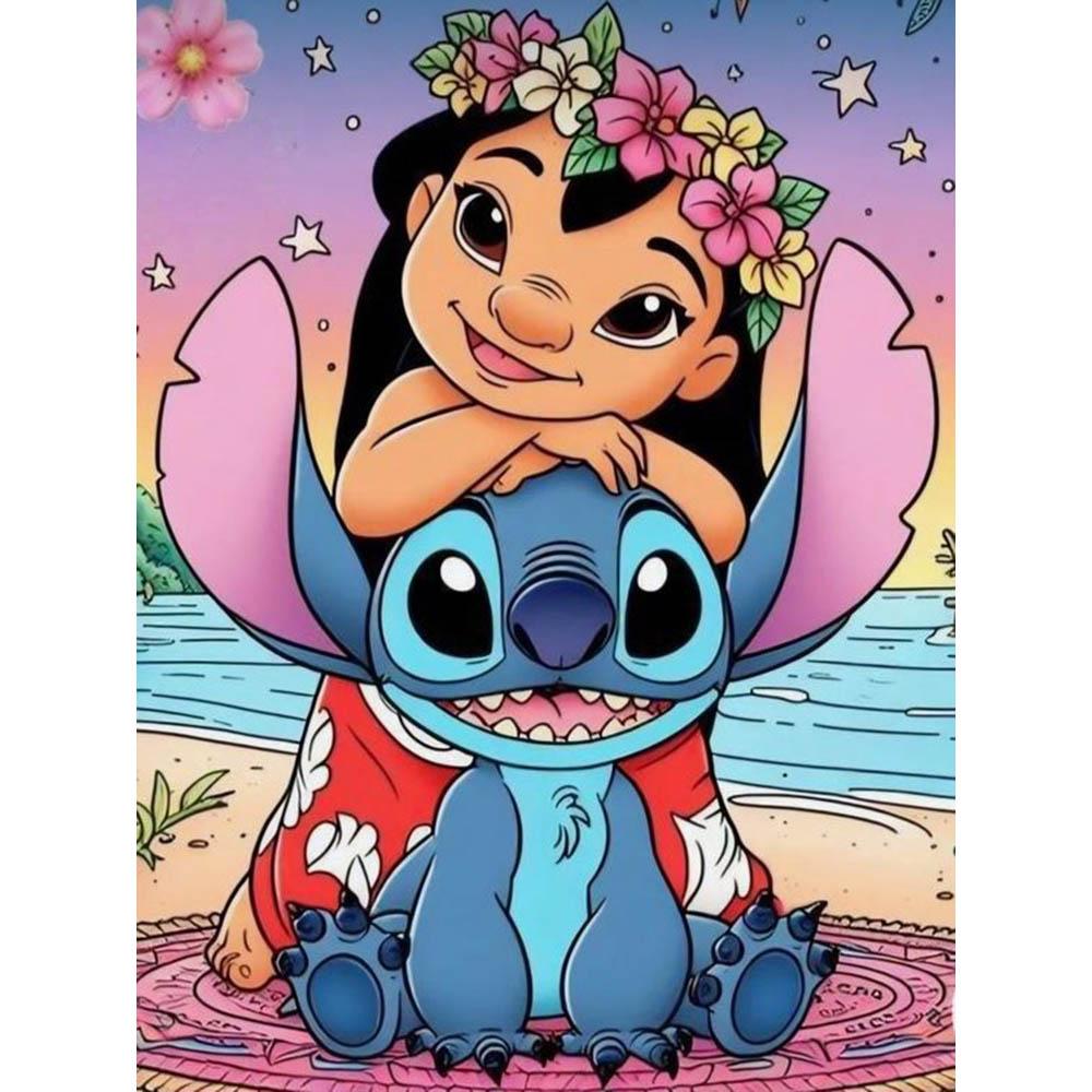 Diamond Painting Disney Lilo and Stitch Super Mario Pikachu Home Decor Full Square&Round Diamond Mosaic Embroidery Cross Stitch