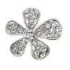 Summer Glitter Rhinestone Garden Shoe Buckle Charms Shoe Decorations Fit Beach Shoe Flower Sandal DIY Decorate Buckle Girl Gift