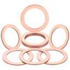 M12 Copper Oil Drain Plug Crush Washer Gasket Fits for BMW, M12 x 17 x 1.5, 10 Pack
