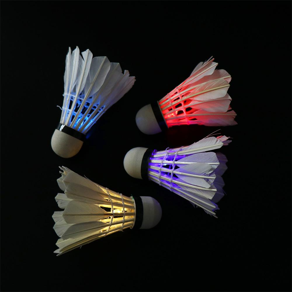 Illuminazione luminosa Illuminazione da badminton Palle Volano luminoso LED Badminton Sport all'aria aperta