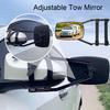 Car Extension Mirror Universal Clip-on Towing Mirrors Easy To Install Adjustable Extension Mirror for SUV Trailer Truck