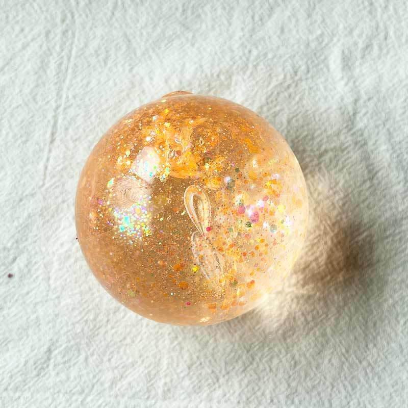 Maltose Playmate Stress Relief Toy Slow Recovery Stress Relief And Venturing Ball Large Size Glittered Night Lighted Sandpaper Molding Ball.