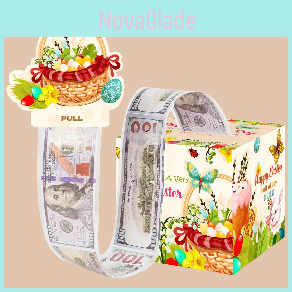 Easter Egg Basket Party Decor With Card And Envelope For Holiday Celebrations