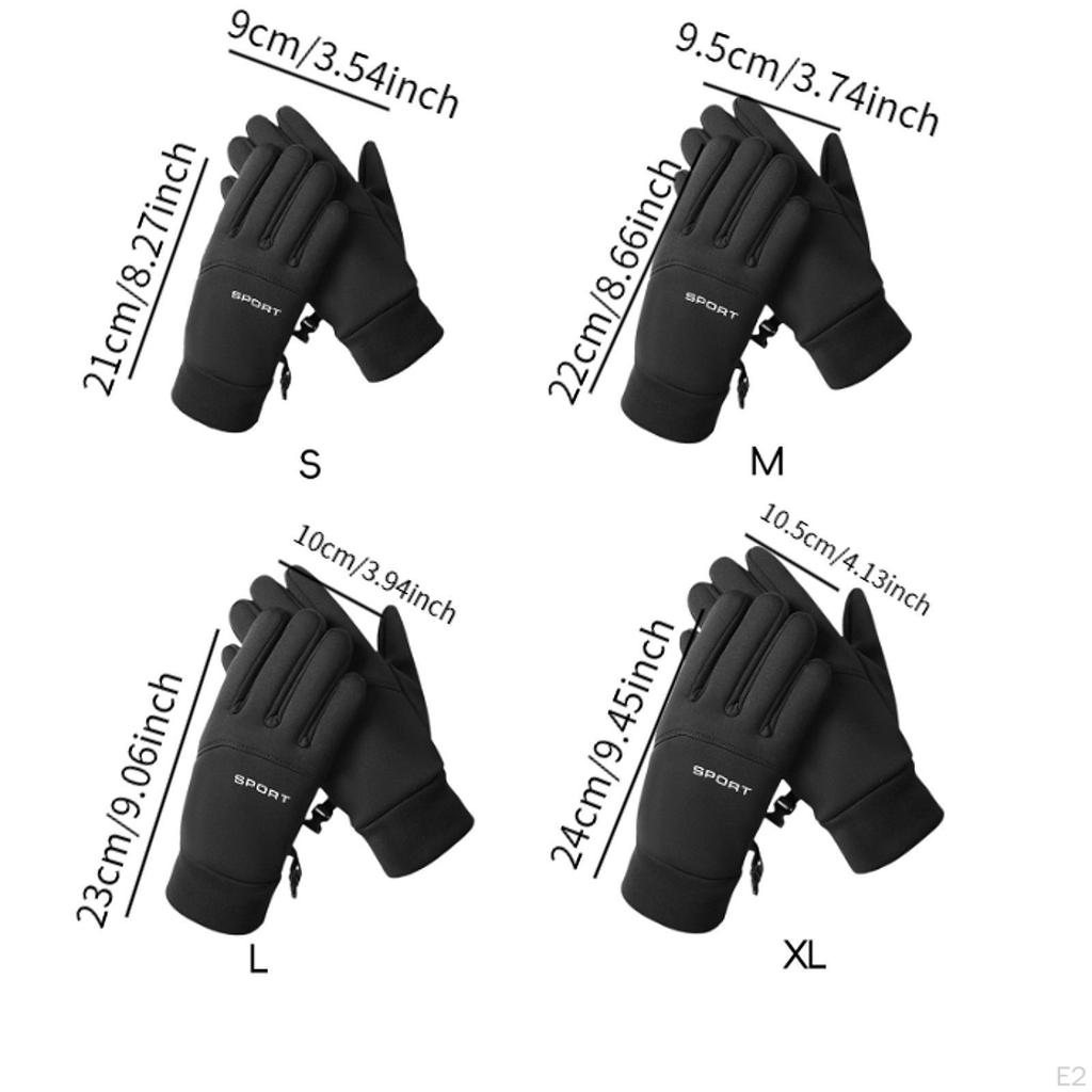 Autumn Winter Gloves Biking for Running Skating Hiking Camping Fishing